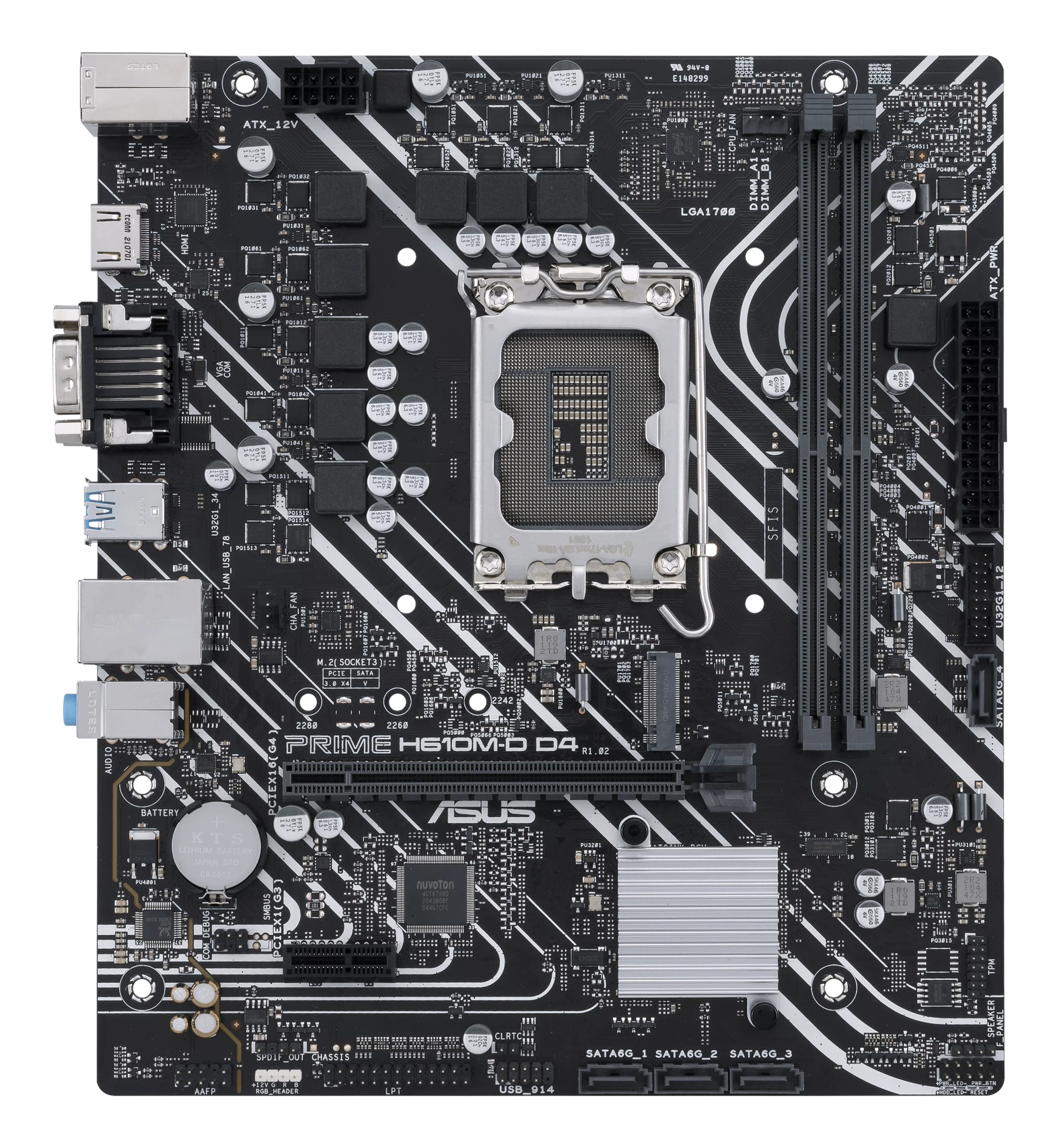 ASUS MB PRIME H610M-D D4
