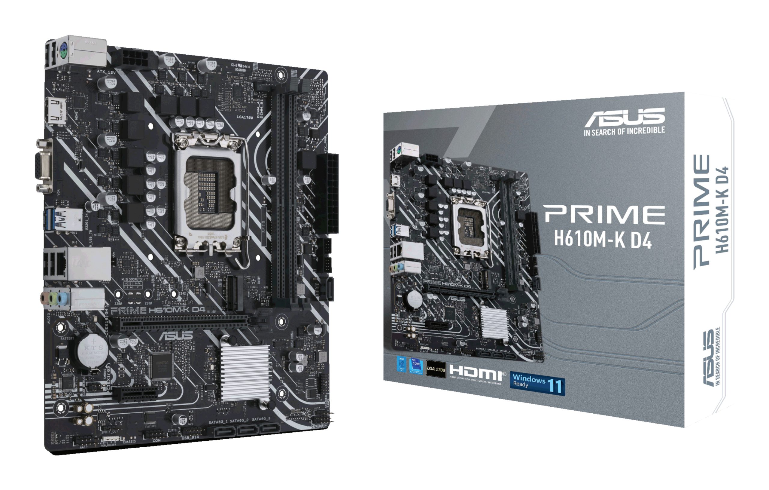ASUS MB PRIME H610M-K D4
