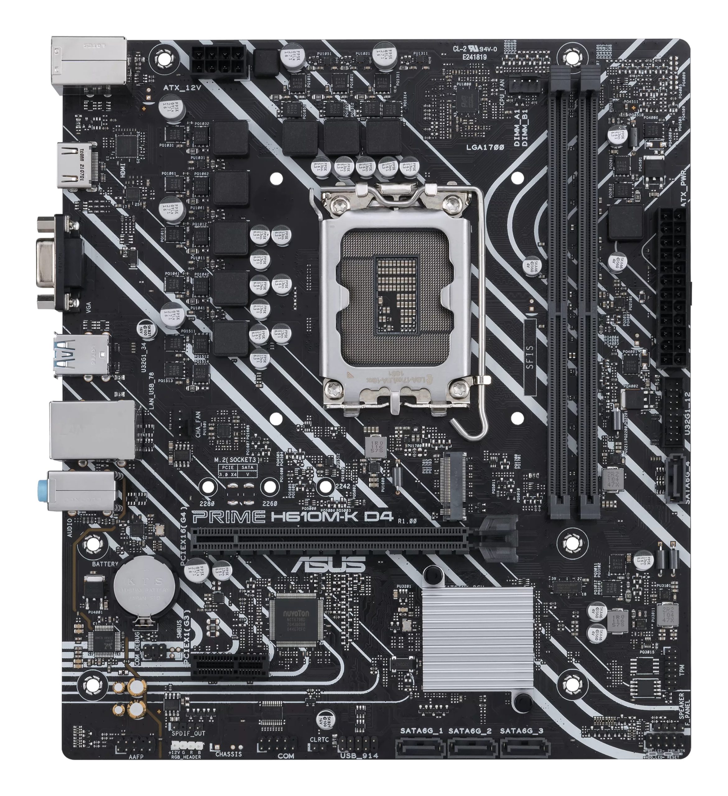ASUS MB PRIME H610M-K D4