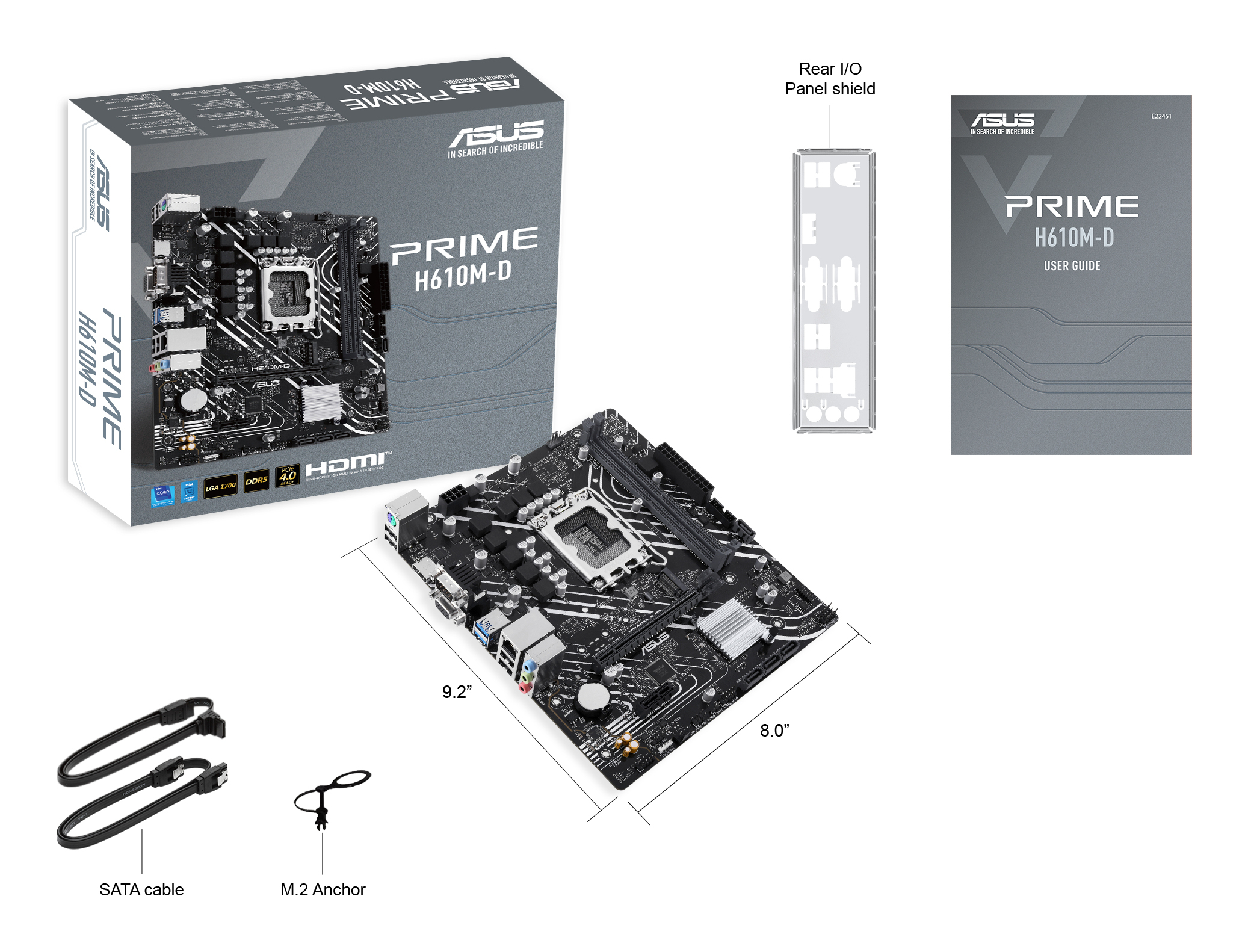 ASUS MB PRIME H610M-D