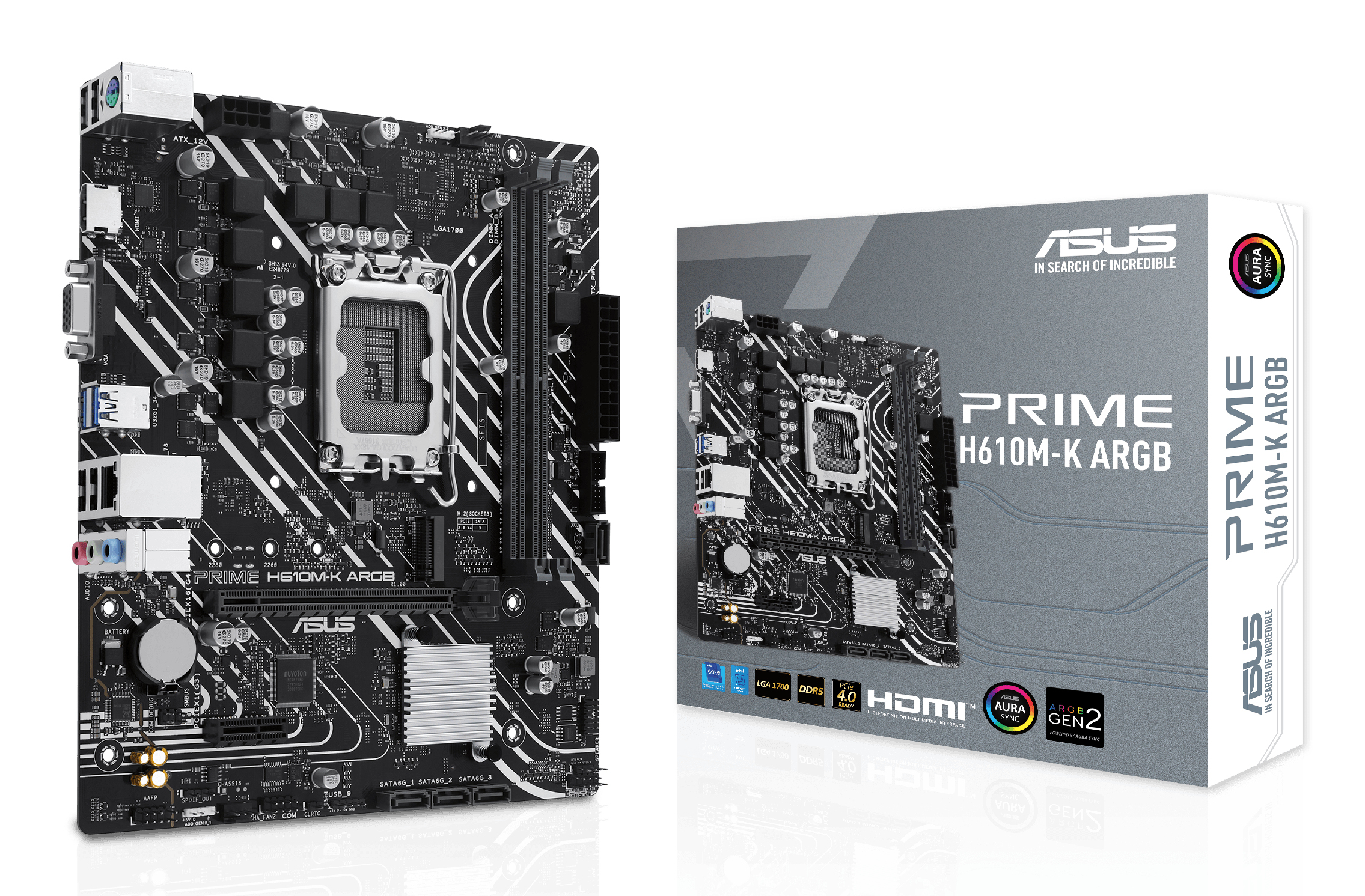 ASUS MB PRIME H610M-K ARGB
