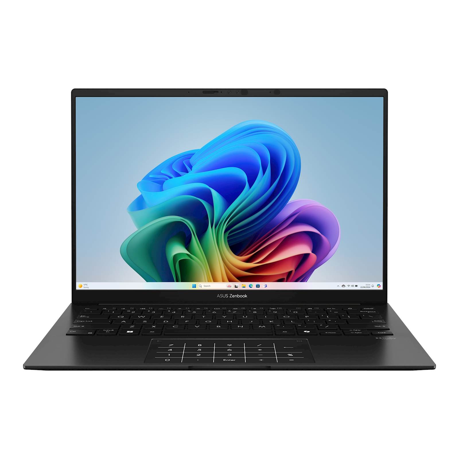 ASUS Zenbook 14 UM3406KA-PP059W 14”3K OLED 120Hz RAI7-350 8C/16T 16G DDR5 s1TB BACKLIT BLK-AL