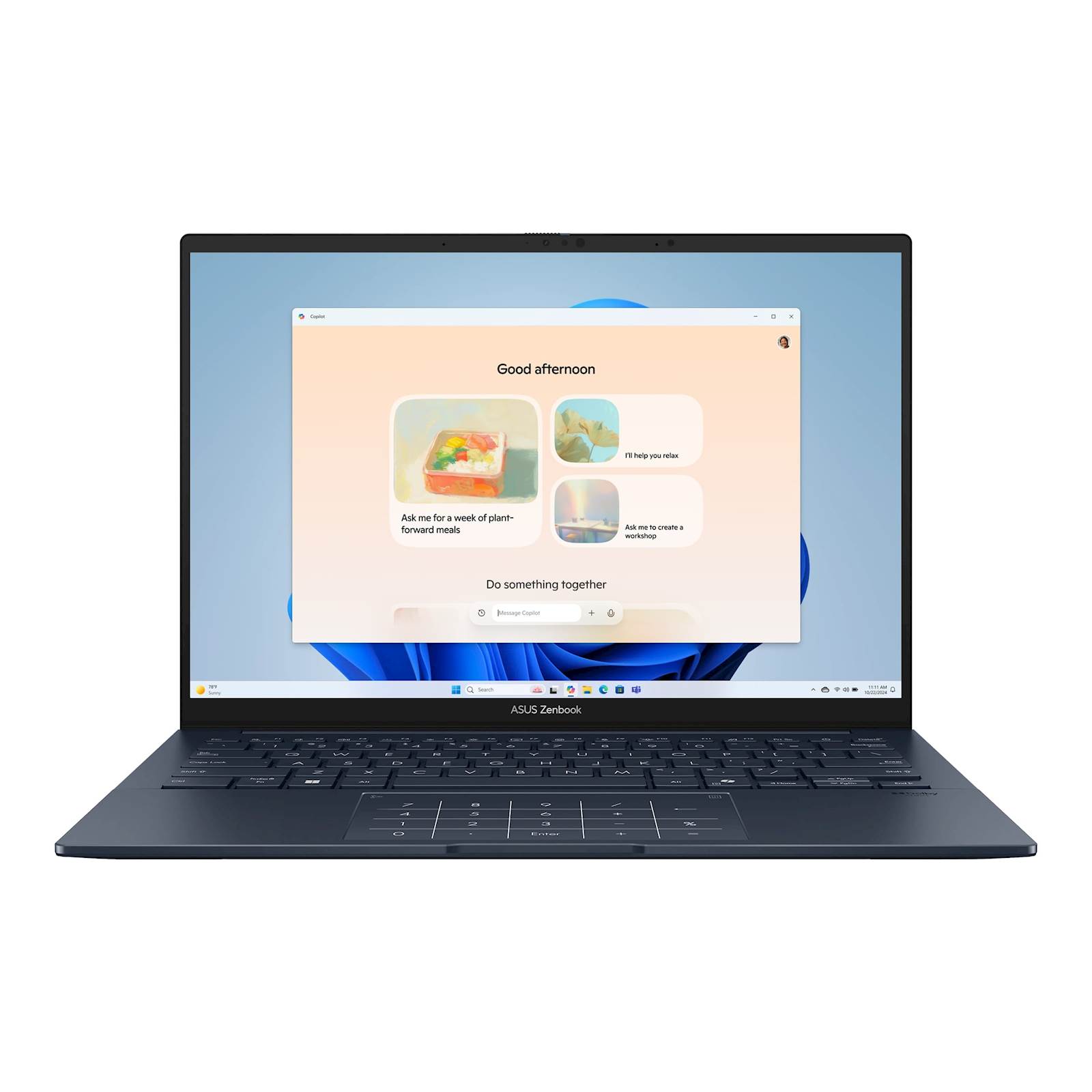 ASUS Zenbook 14 UX3405CA-QL596 14”FHD+ OLED TOUCH U7-255H 16C/16T 16G s1TB BACKLIT BLU 2Y