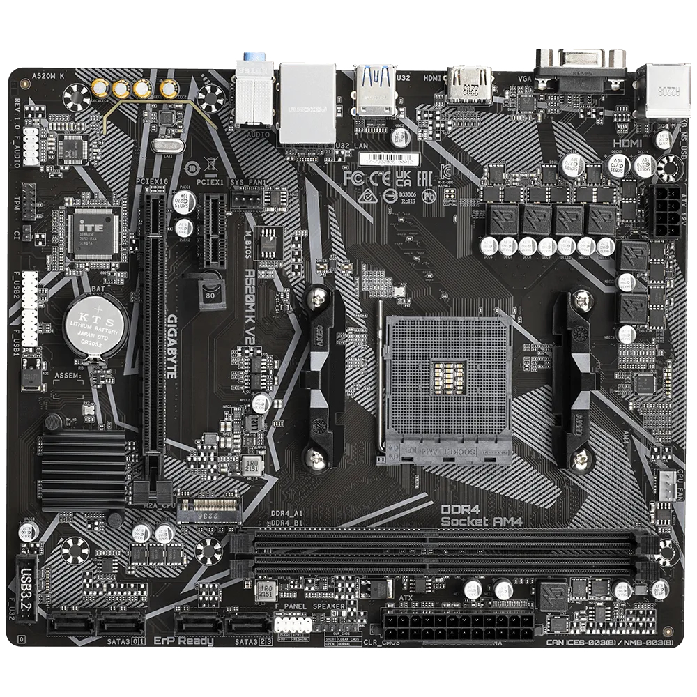Gigabyte MB [A520M K V2 G10]