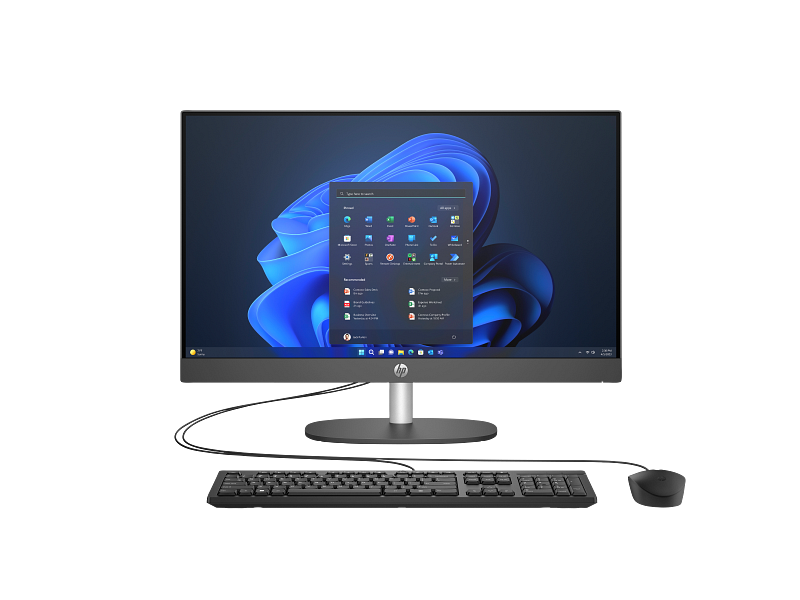 HP ProOne 240 G10 — Core i3, 8 GB, 512 GB SSD — sivo