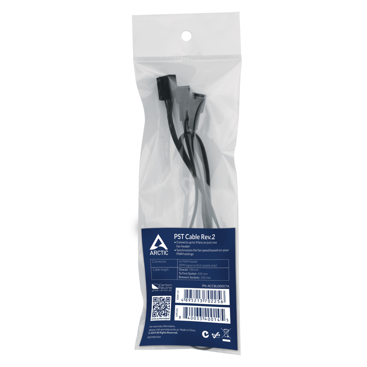 Arctic 4-Pin PWM fan splitter