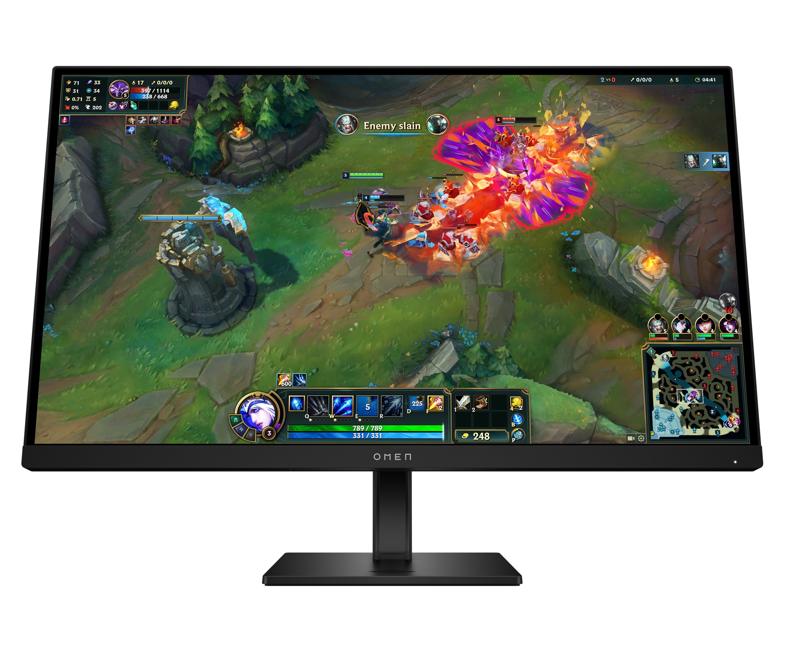 HP OMEN 27q G2 GAMING Monitor 27” QHD (2560×1440) 180Hz IPS 1ms (GtG) 400 cd/㎡ HDR400 AMD FreeSync 1000:1…