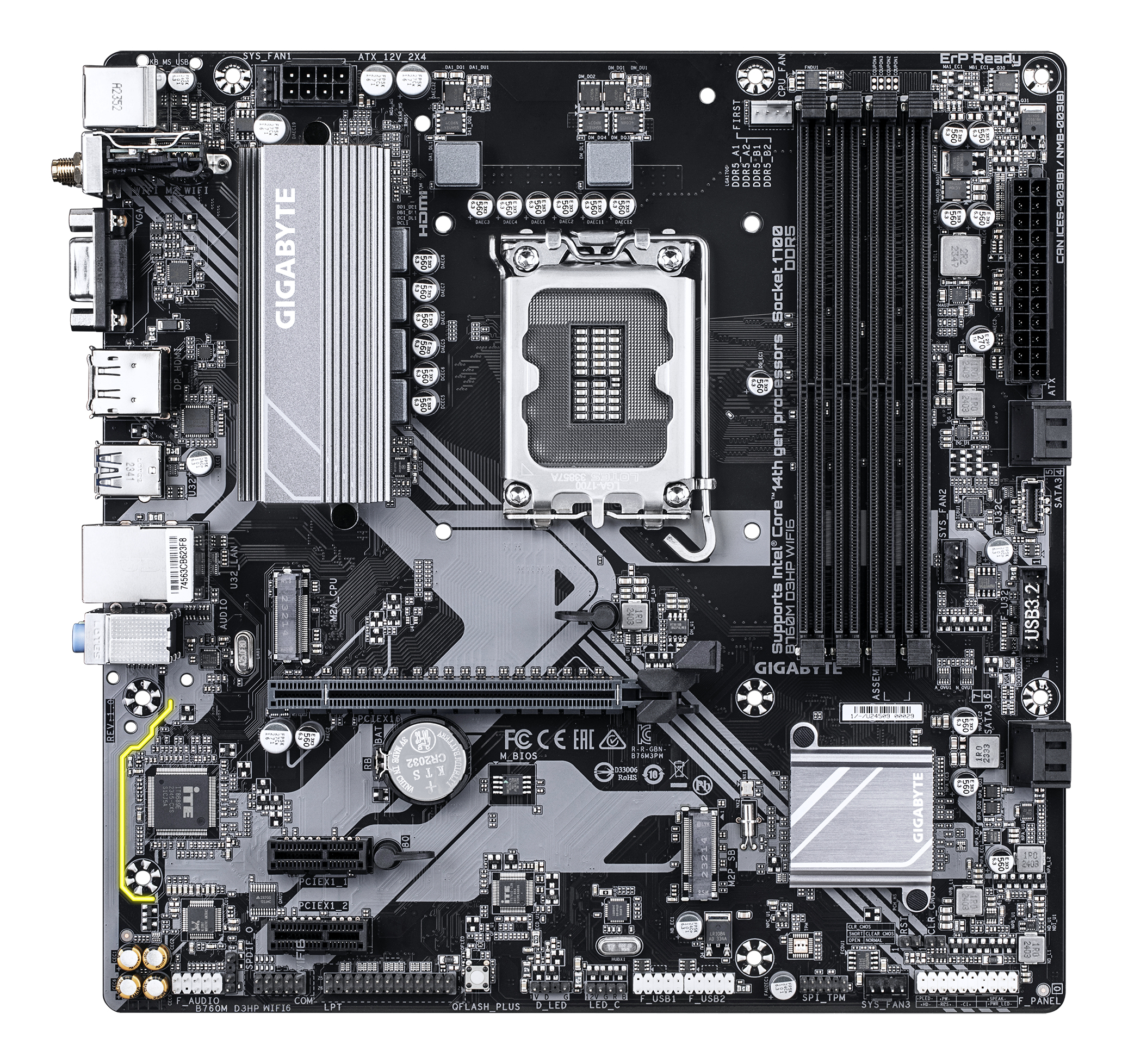 Gigabyte MB B760M D3HP WIFI6
