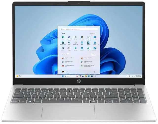 HP 15-FD0154 Core™ i5-1334U 512GB SSD 8GB 15.6” (1920×1080) TOUCHSCREEN IPS WIN11 NATURAL SILVER