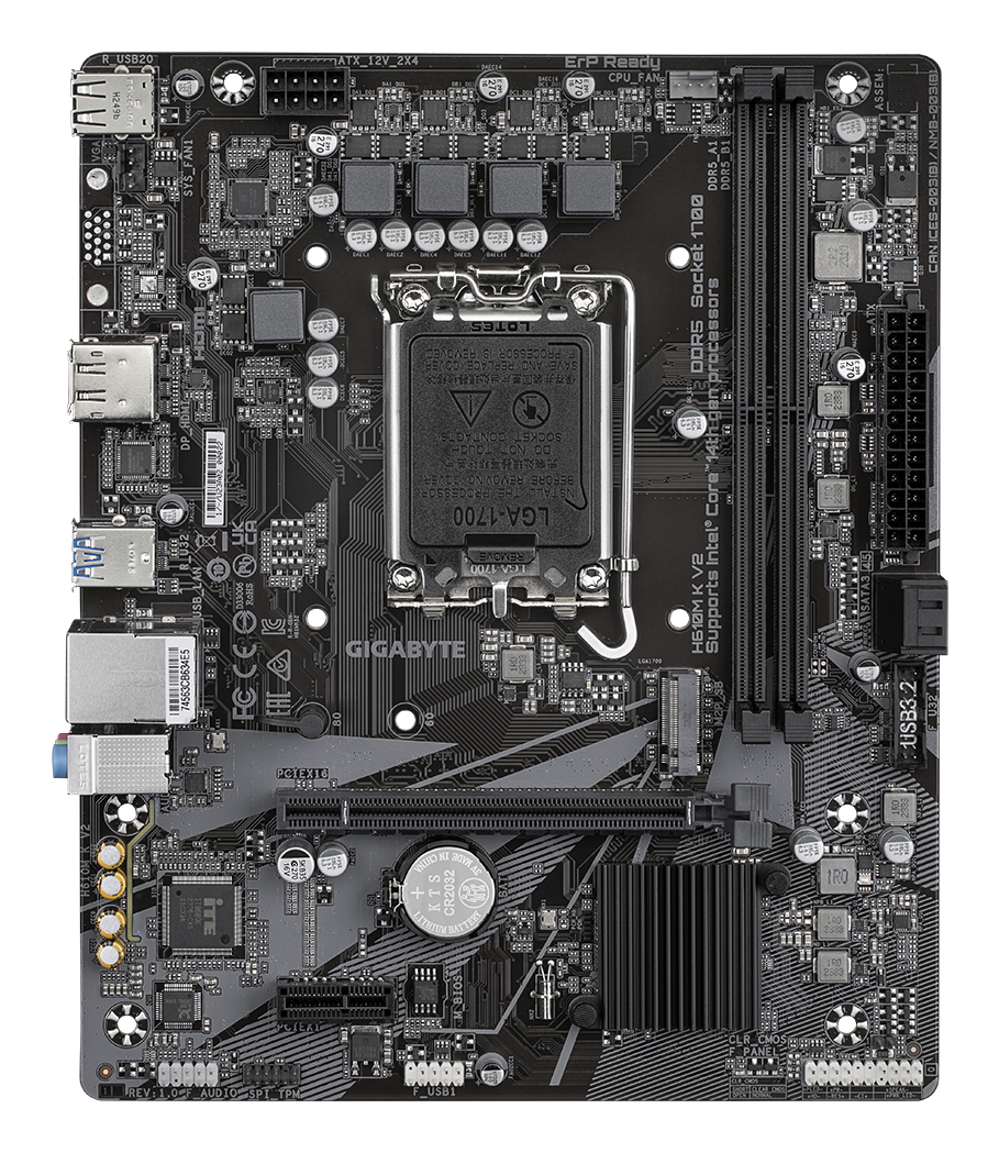 Gigabyte MB H610M K V2 DDR5