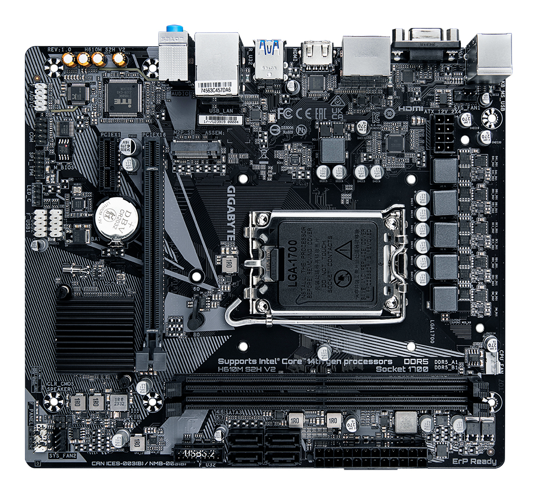 Gigabyte H610M S2H DDR5