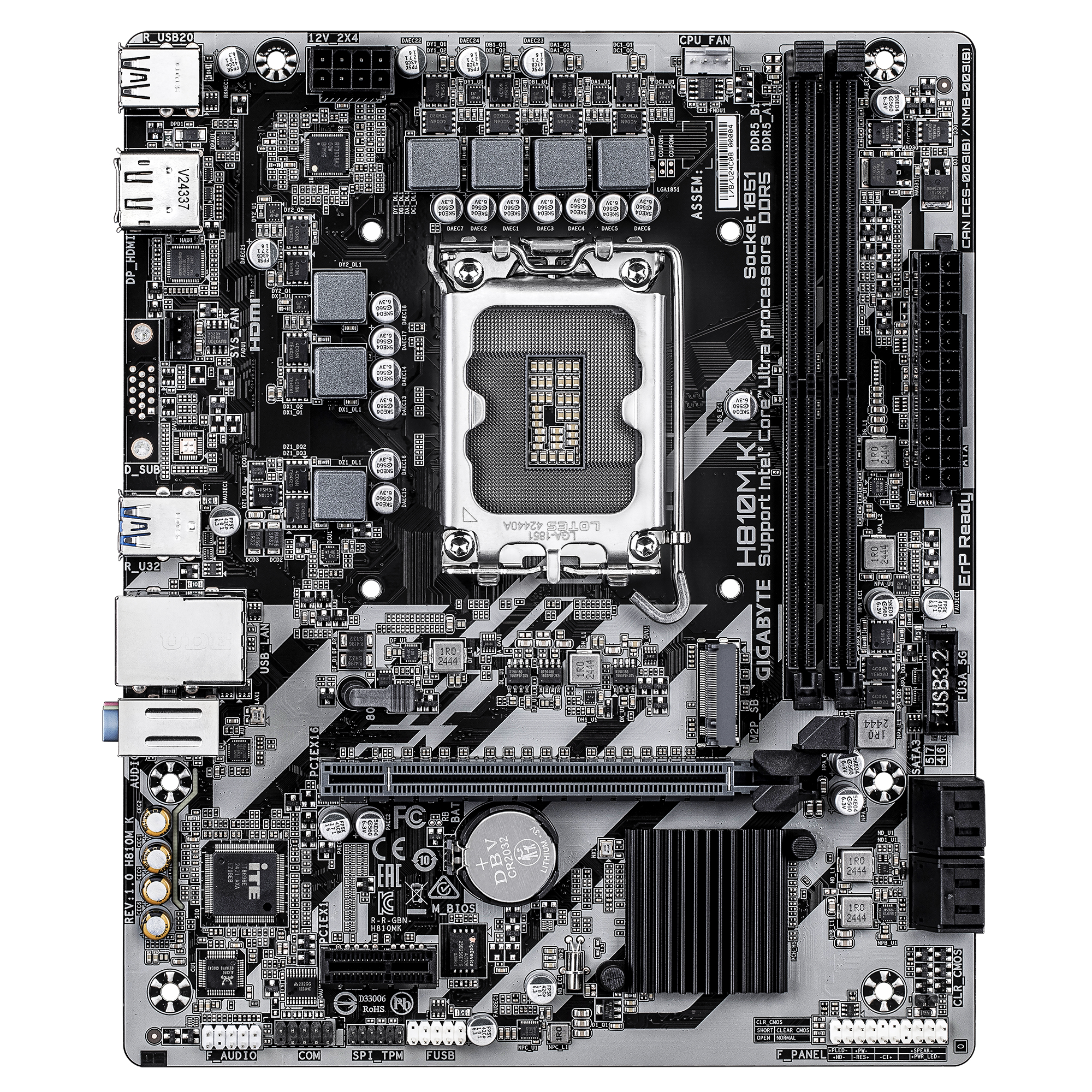 Gigabyte MB H810M K DDR5