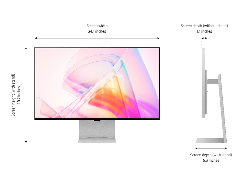 Samsung 27” ViewFinity S9 5K (5120 x 2880) IPS Smart Monitor with Matte Display