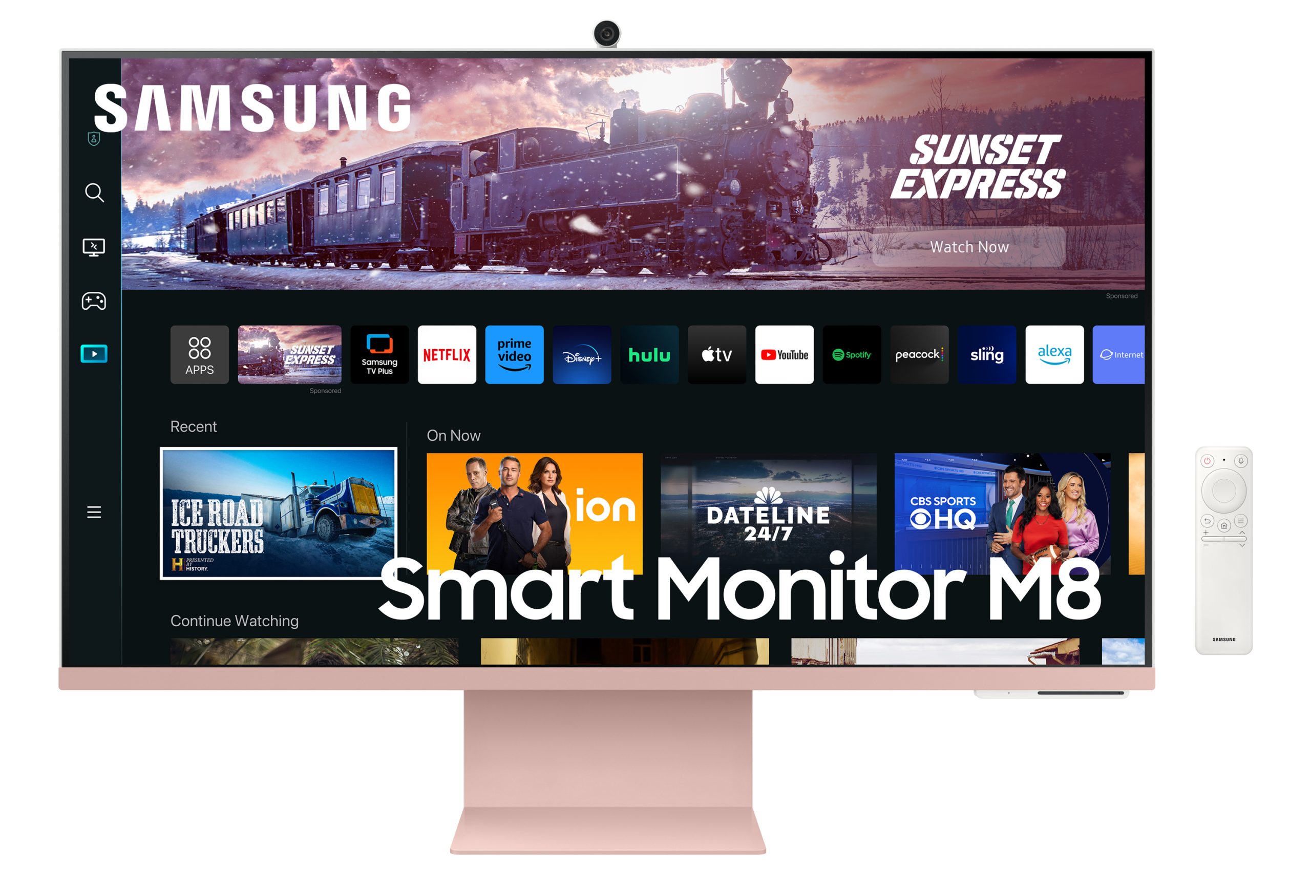 Samsung 32” M8 (3840×2160) UHD/4K Smart Monitor Pink