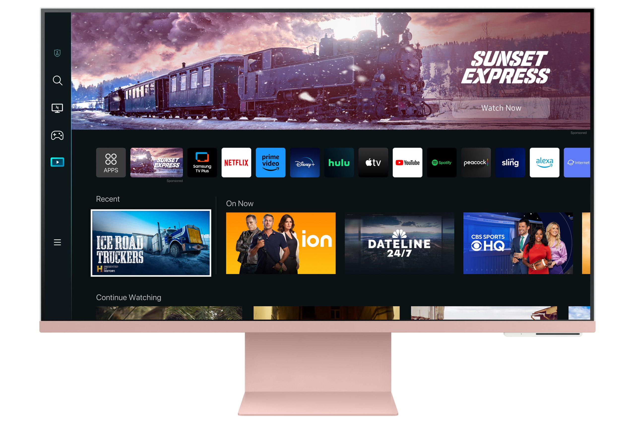 Samsung 32” M8 (3840×2160) UHD/4K Smart Monitor Pink