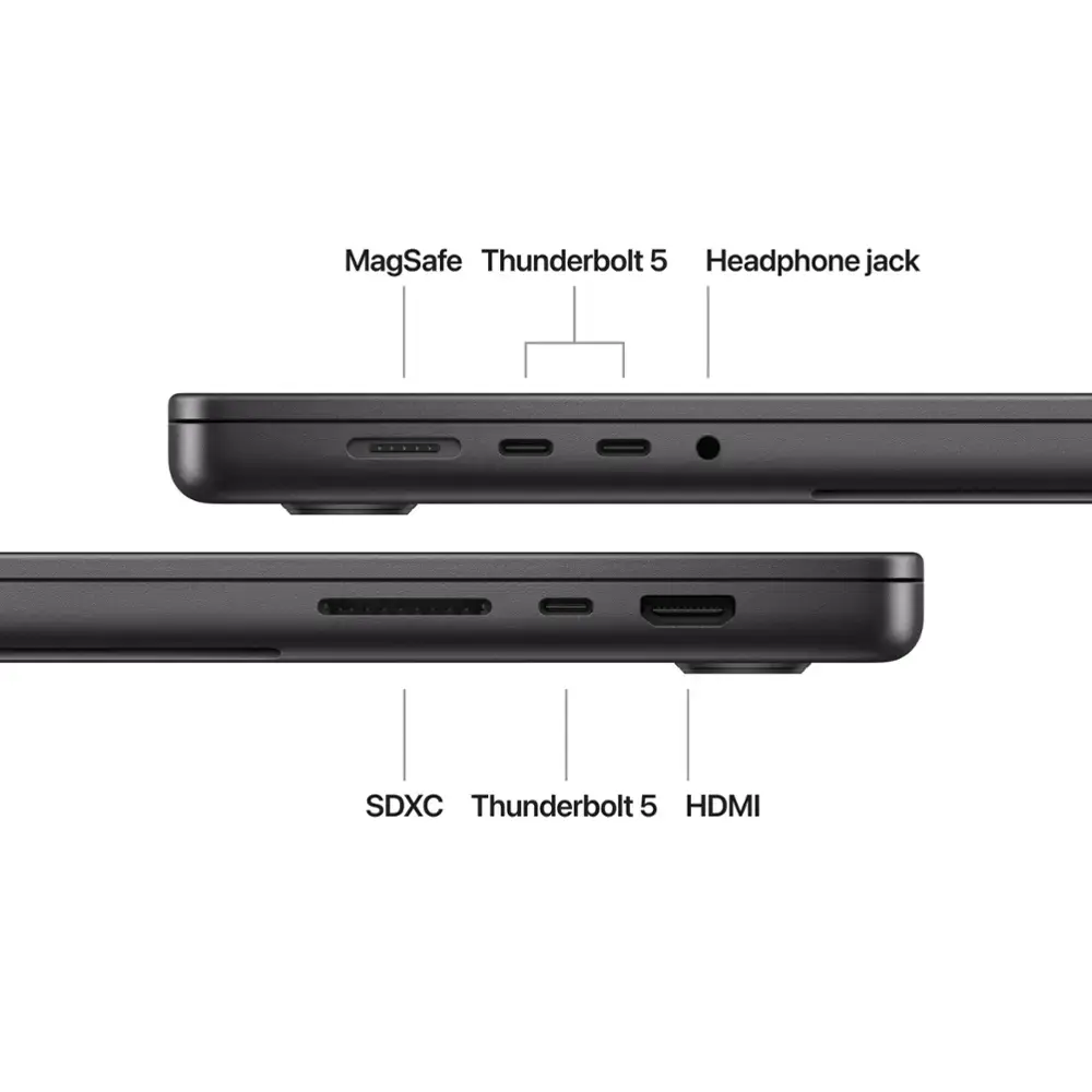 Apple MacBook Pro M5 PRO 18-Core CPU 20-core GPU 1TB SSD 48GB 16.2” (3456×2234) Liquid Retina XDR MacOS SPACE BLACK