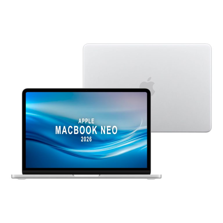 Apple 2026 MacBook Neo A18 Pro 6‑core CPU 5‑core GPU 512GB SSD 8GB 13" (2408x1506) Touch ID Mac OS SILVER SPANISH (Round Pin)
