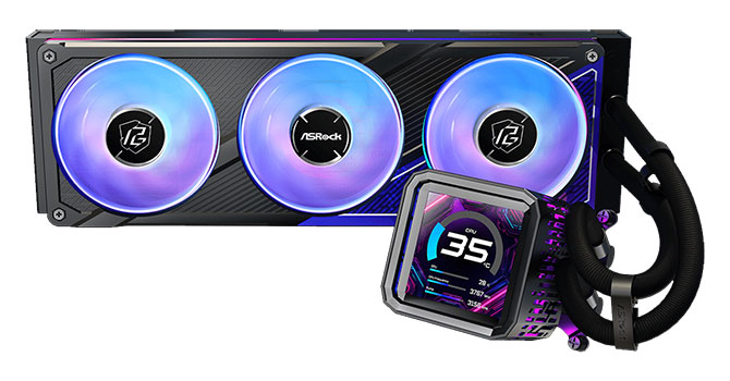 ASROCK 360 A-RGB LCD AIO · PHANTOM GAM 36