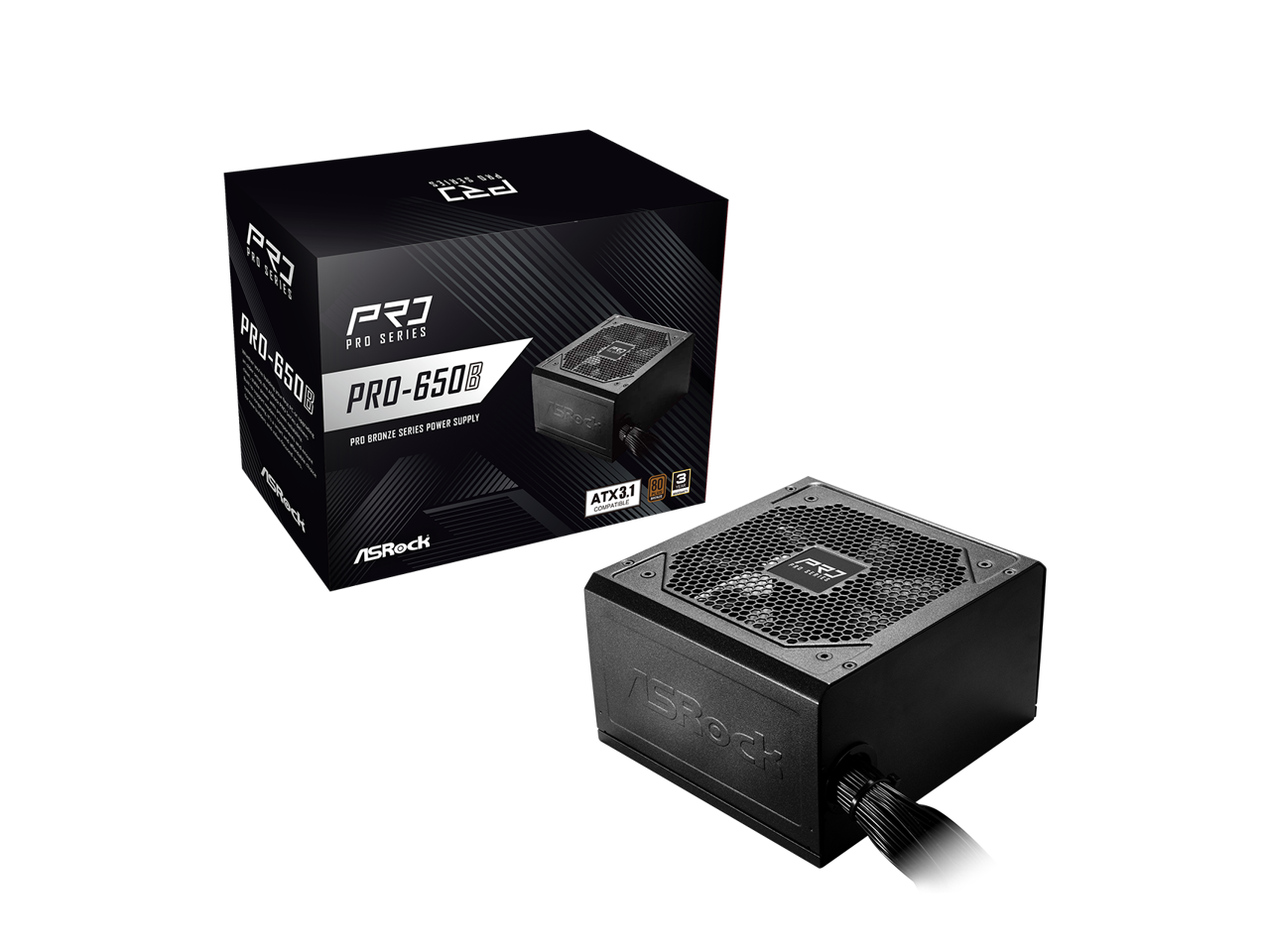 ASRock PSU 650W Bronze, Pro