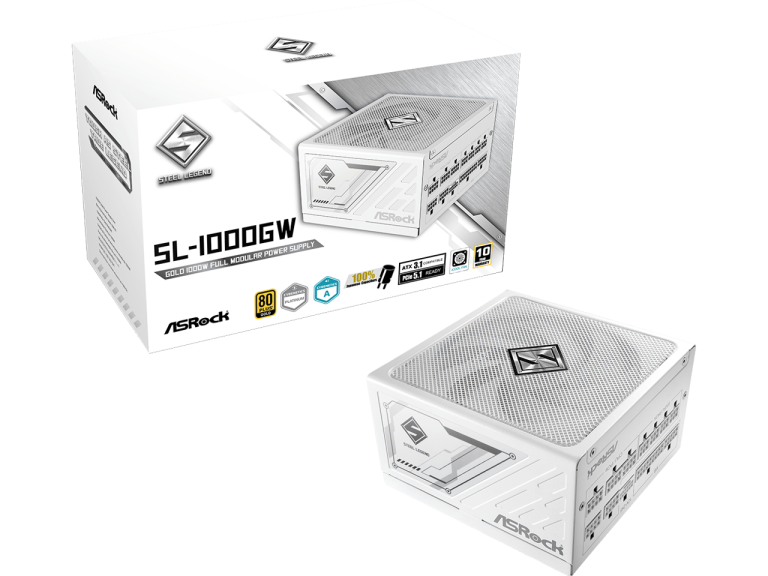 ASROCK PSU 1000W Gold Steel L