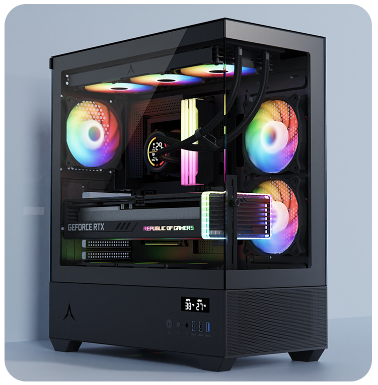 Spire Gaming Case U30P, 3xRGB