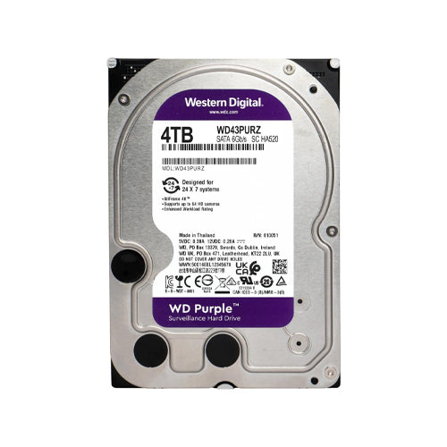 WD HDD 4TB SATA3 128MB Purple
