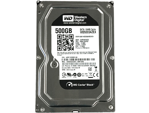 WD HDD 500GB SATA2 64MB Pull