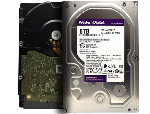 WD HDD 6TB SATA3 256MB Purple