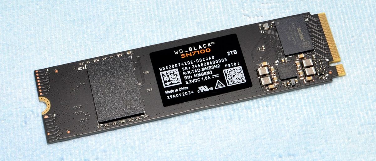 WD SSD 1TB SN7100 NVMe Black