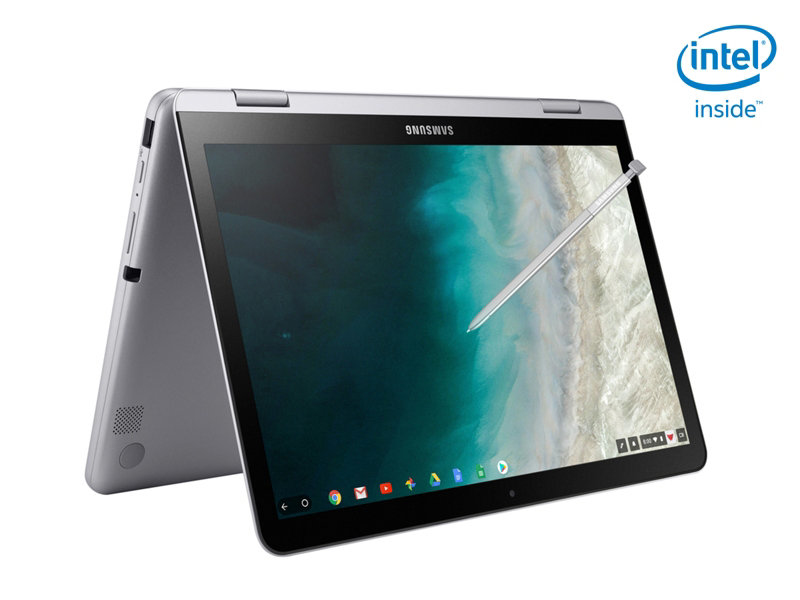 Samsung Chromebook Plus V2 2-IN-1 CONVERTIBLE Celeron® 3965Y 64GB SSD 4GB 12.2” (1920×1200) TOUCHSCREEN CHROME OS LIGHT TITAN