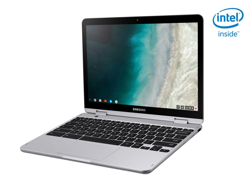 Samsung Chromebook Plus V2 2-IN-1 CONVERTIBLE Celeron® 3965Y 64GB SSD 4GB 12.2” (1920×1200) TOUCHSCREEN CHROME OS LIGHT TITAN