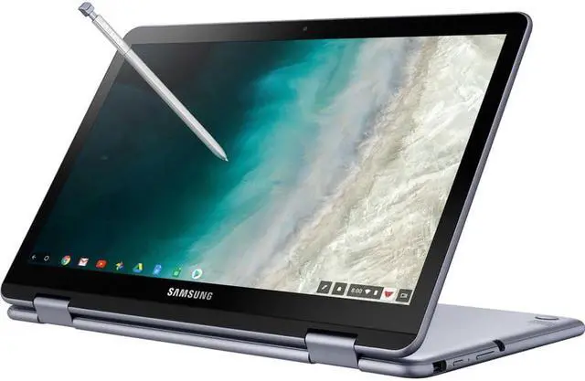 Samsung Chromebook Celeron® 3965Y 64GB SSD 4GB 12.2” (1920×1200) 2-IN-1 CONVERTIBLE CHROME OS LIGHT TITAN
