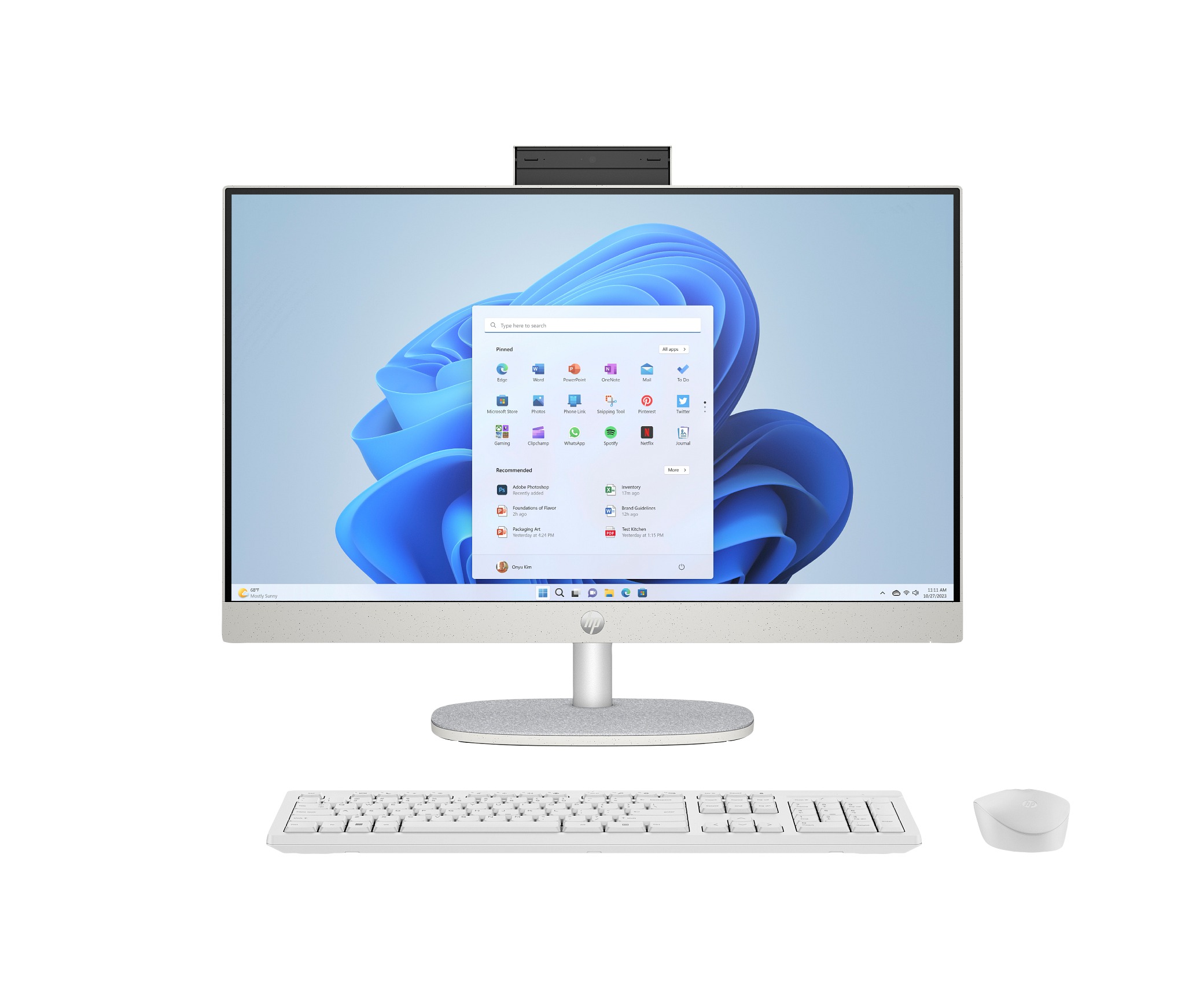 HP All-in-One 24-cr0109ny — Core i7, 16 GB, 512 GB SSD