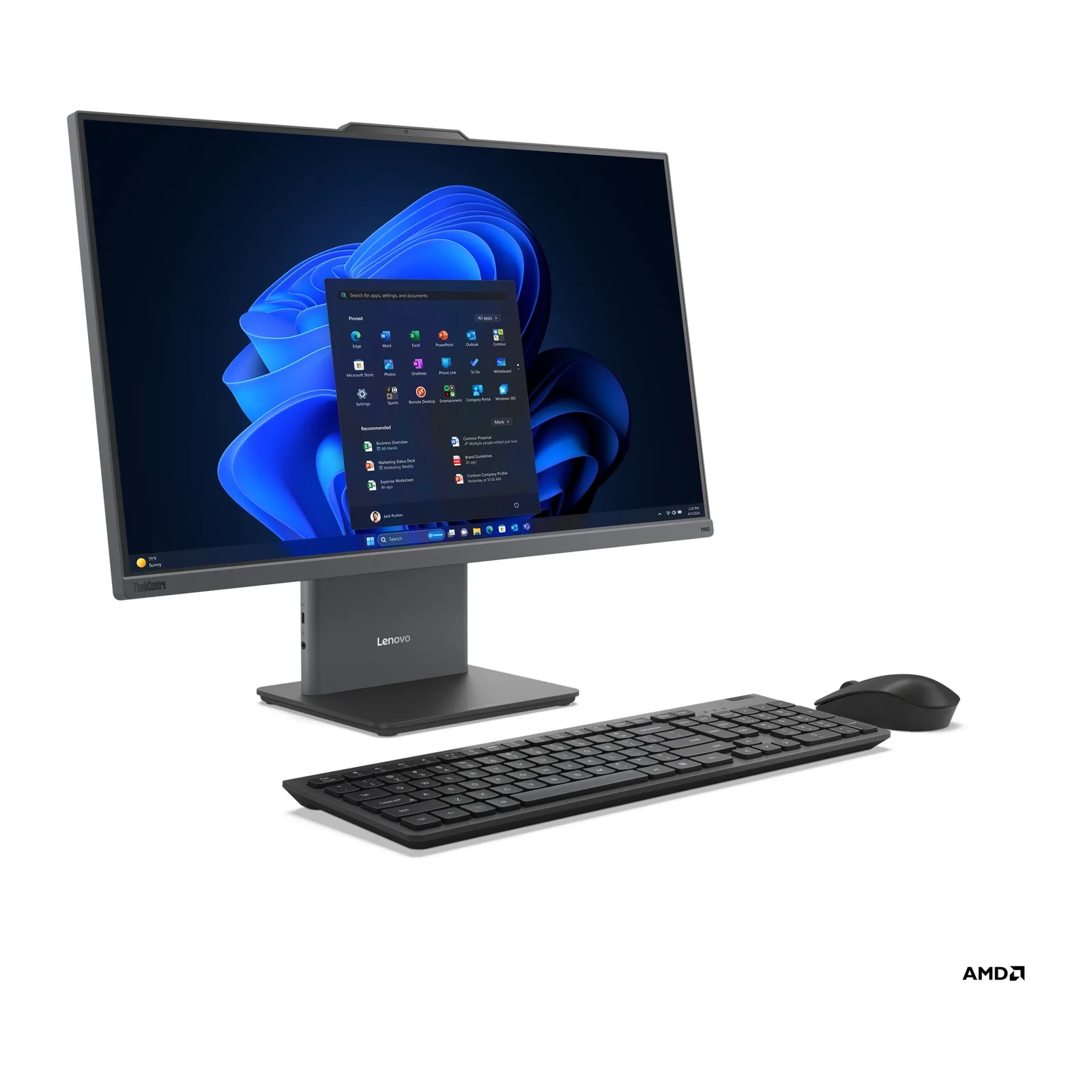 Desktop AiO Lenovo ThinkCentre neo 55a 24 Gen 6 Ryzen 5 220/32GB/512GB M2/23.8″ FHD/W11